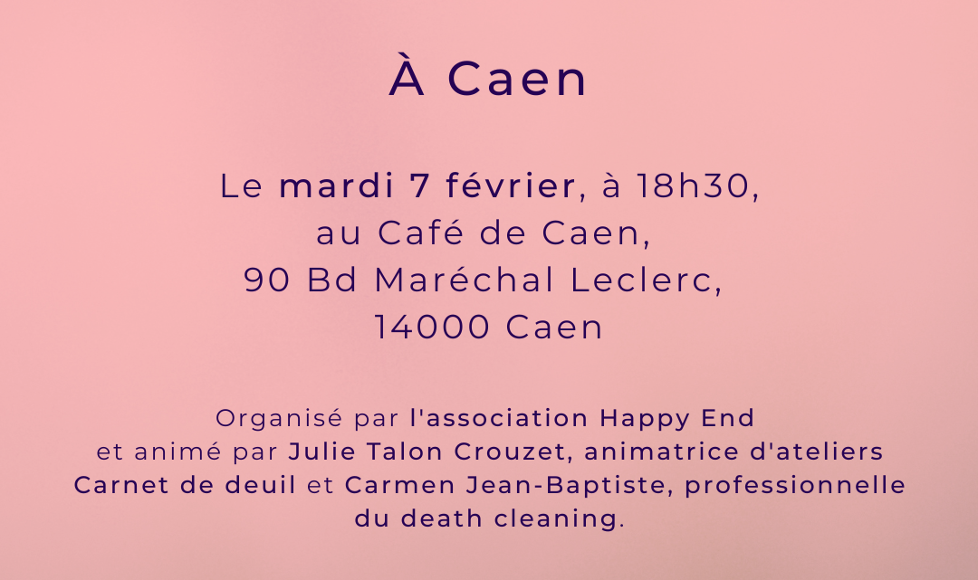 Apéro de la mort le mardi 7 février 2O23 à Caen